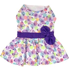 Purple Butterfly Dress (Option: X-Large)