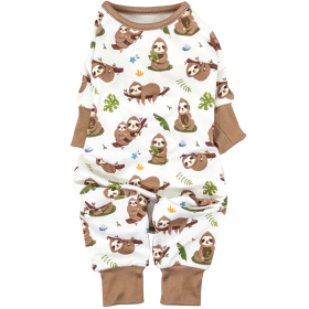 Soft Dog Pajamas - Sloths (Option: X-Small)