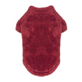 Soft Plush Pullover Burgundy (Option: X-Large)