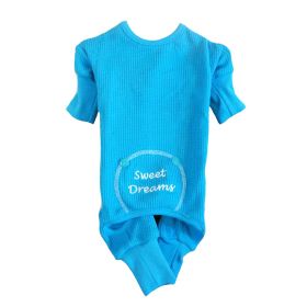 Blue Sweet Dreams Thermal Pajamas (Option: Small)