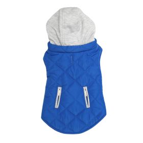 Weekender Dog Sweatshirt Hoodie - Royal Blue (Option: Small)