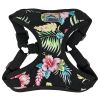 Wrap and Snap Hareness - Paradise Nights Print and Mesh Choke Free Step in Harness