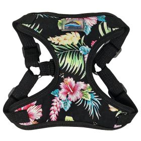 Wrap and Snap Hareness - Paradise Nights Print and Mesh Choke Free Step in Harness (Option: X-Small)